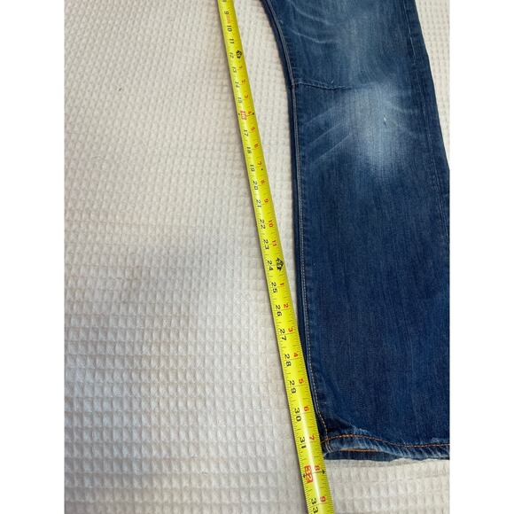 VTG Ed Hardy Denim 2008 Men’s Animal Embroidered Jeans Y2K Street Style Size 33 - Picture 6 of 16